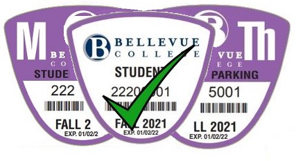 Fall 2021 Student Parking Permits Purple Discount