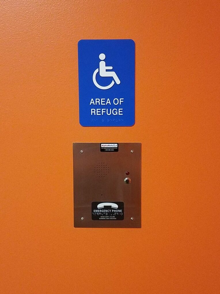 Student Housing Emergency Silver Call panel