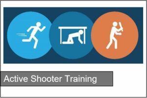 Run Hide Fight Active Shooter Training Button