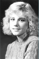 A black and white picture of Jeanne Clery