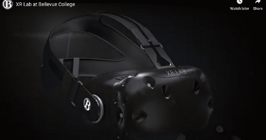 VR headset all black