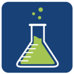 Beaker with chemicals bubbling