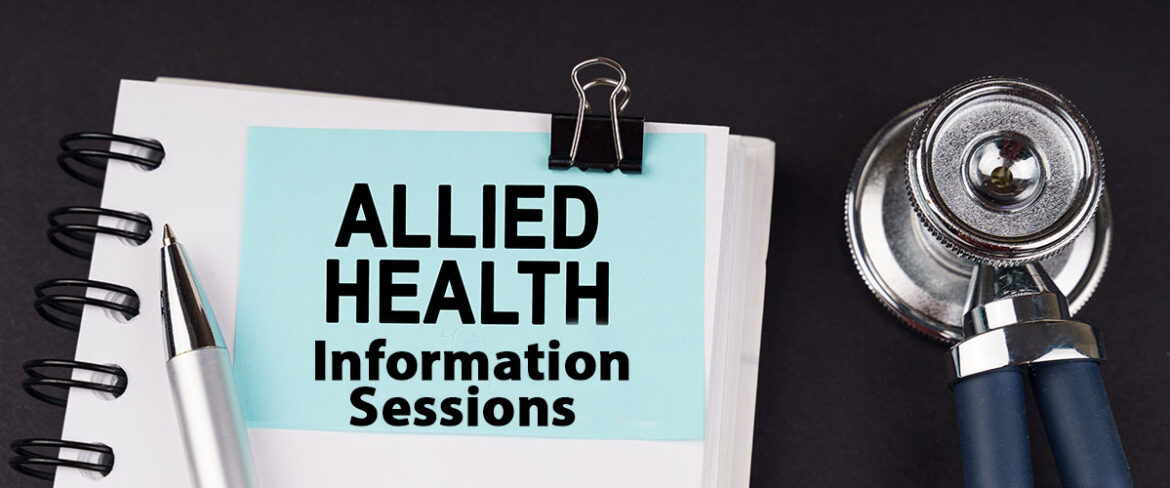 Allied Health Information Sessions