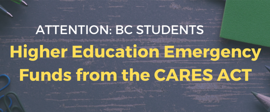 Attention BC Students: Higher Education Emergency Funds from the CARES Act