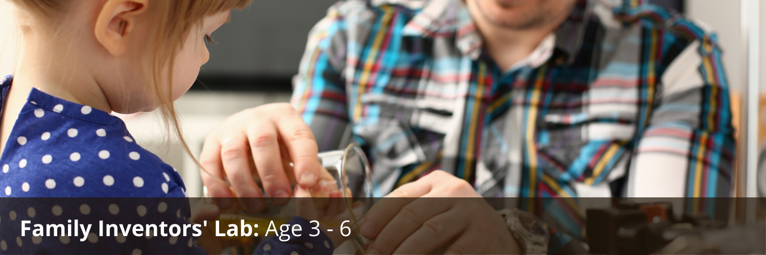 father and daughter pouring liquid into test tube