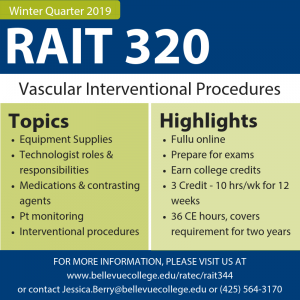 RAIT 320 Vascular Interventional Procedures Image - linked to accessible page.