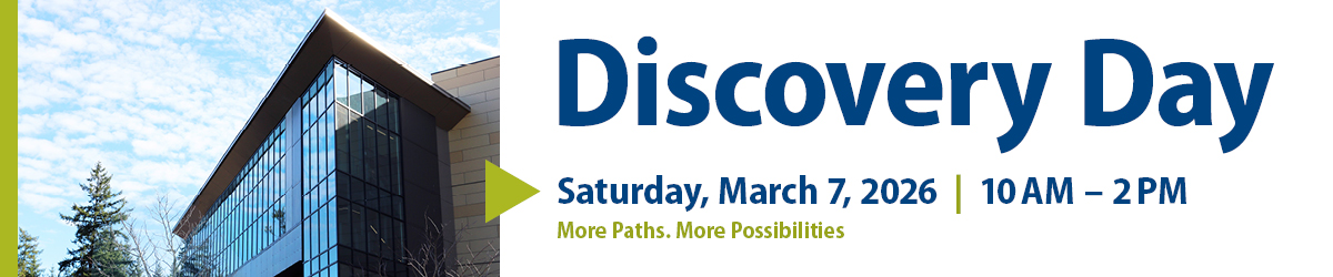 Discovery Day will be held on Saturday March 7th from 10:00 am to 2:00 pm.