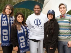 A group of five Bellevue College students