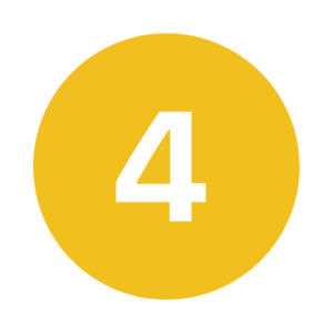 Number 4 on yellow background