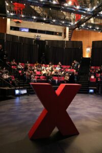 People starting to fill the Carlson Theater for TEDx