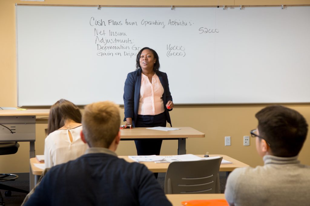 Sheila Lozan teaching