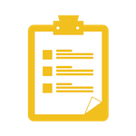 clipboard icon - links to annual report and finance