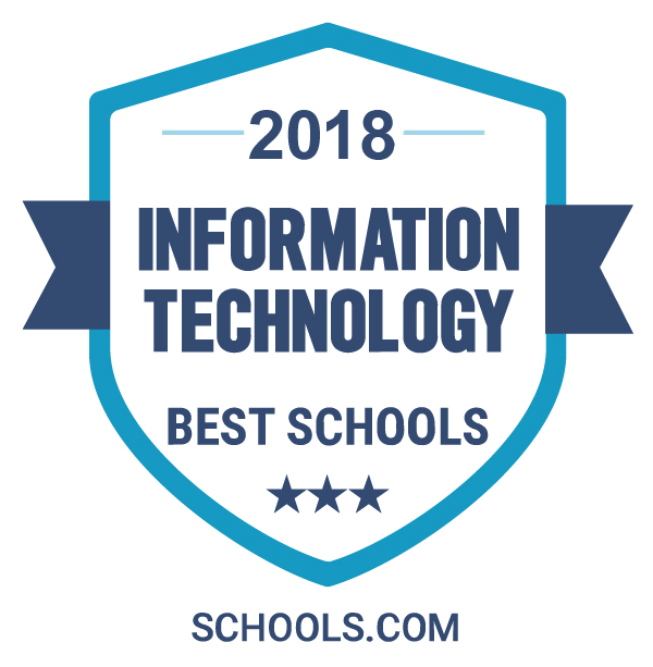 Logo for Best Information Technology Schools for 2018.