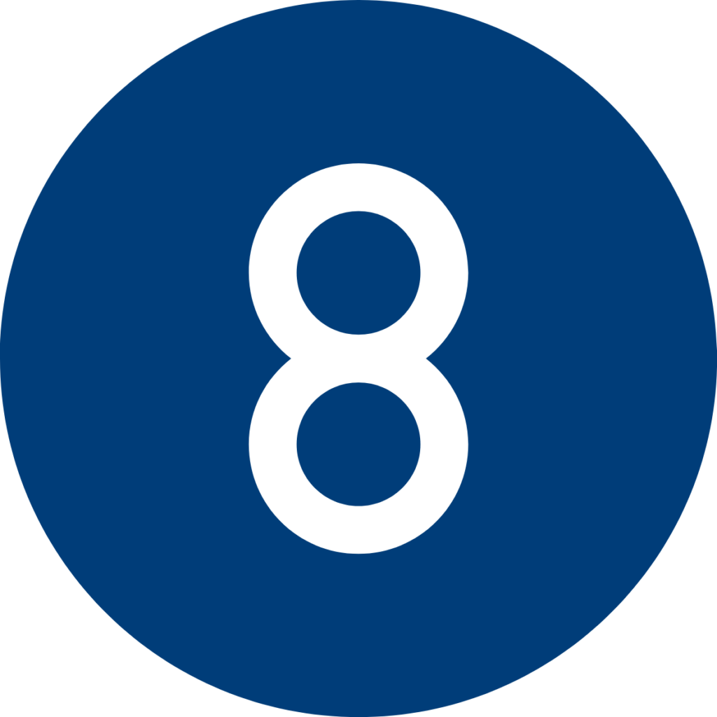 the number 8