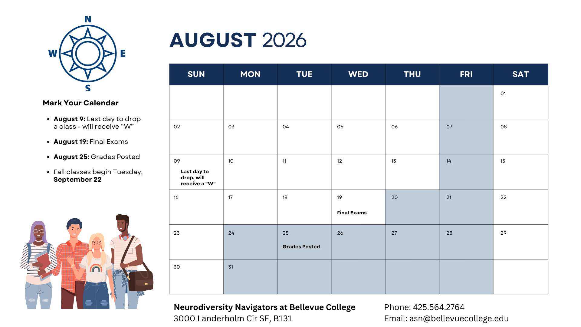 Summer 2026 Calendar