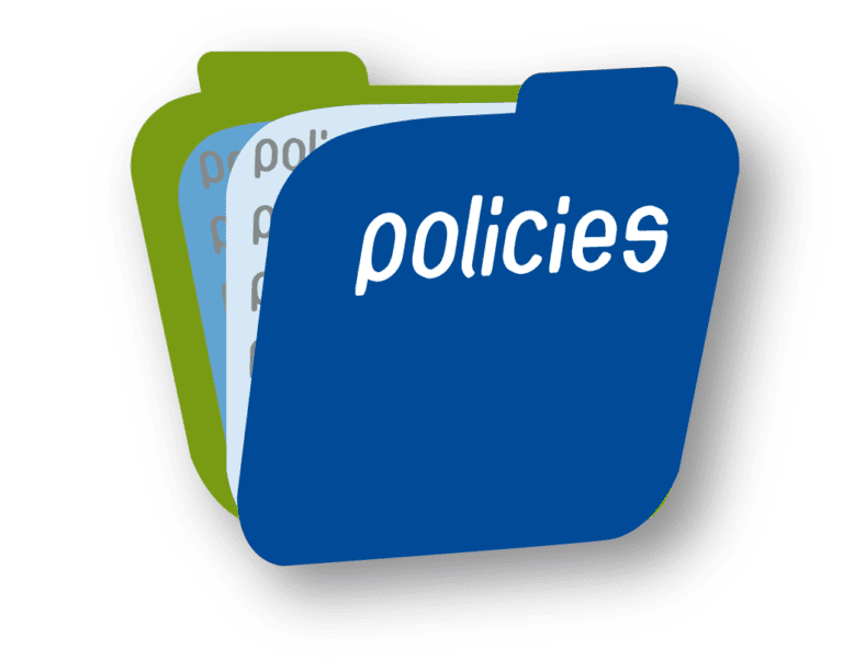 Folder that says policies