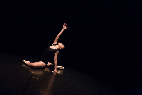 Ballet dance solo performance