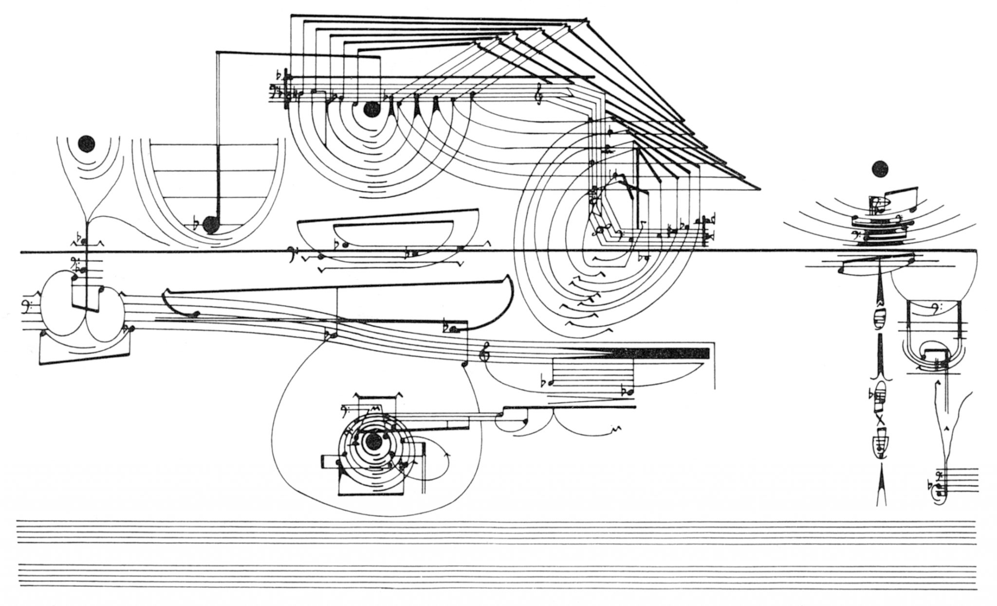 Page 183 from Treatise, Cornelius Cardew, 1967