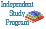 Independent Study Program - Image with textbooks.