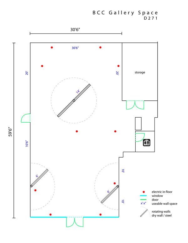 floorplan :: Gallery Space