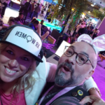 Drew Stone and DJ Celeste at AWE